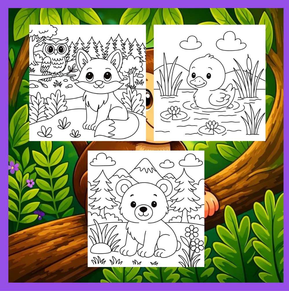 Cozy Critters - Colouring Book