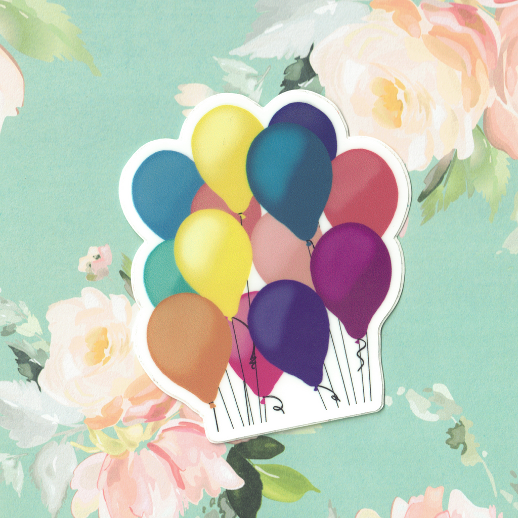 Balloon Bunch - Sticker