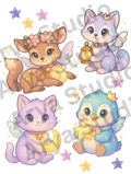 Fuzzy Cuties - Kobo Libra Colour Screensaver