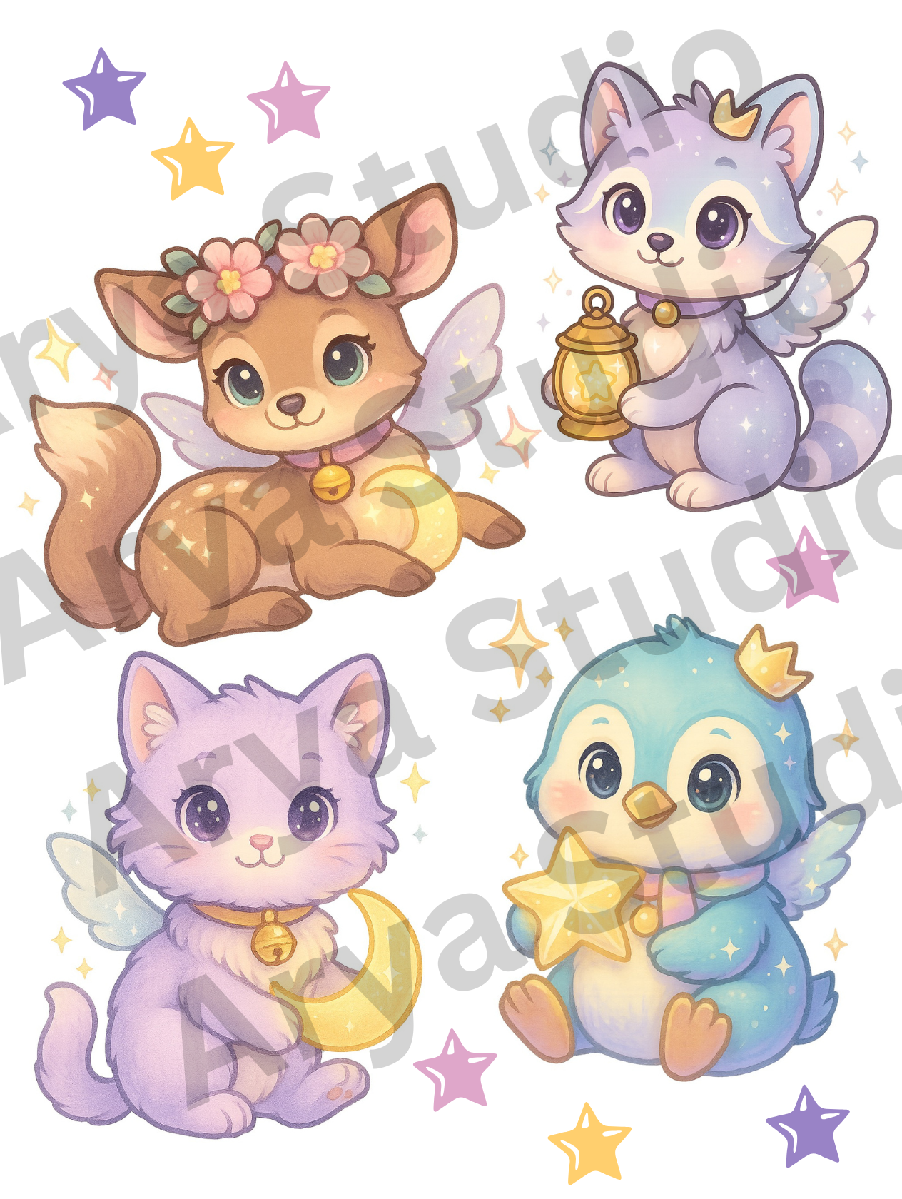 Fuzzy Cuties - Kobo Libra Colour Screensaver