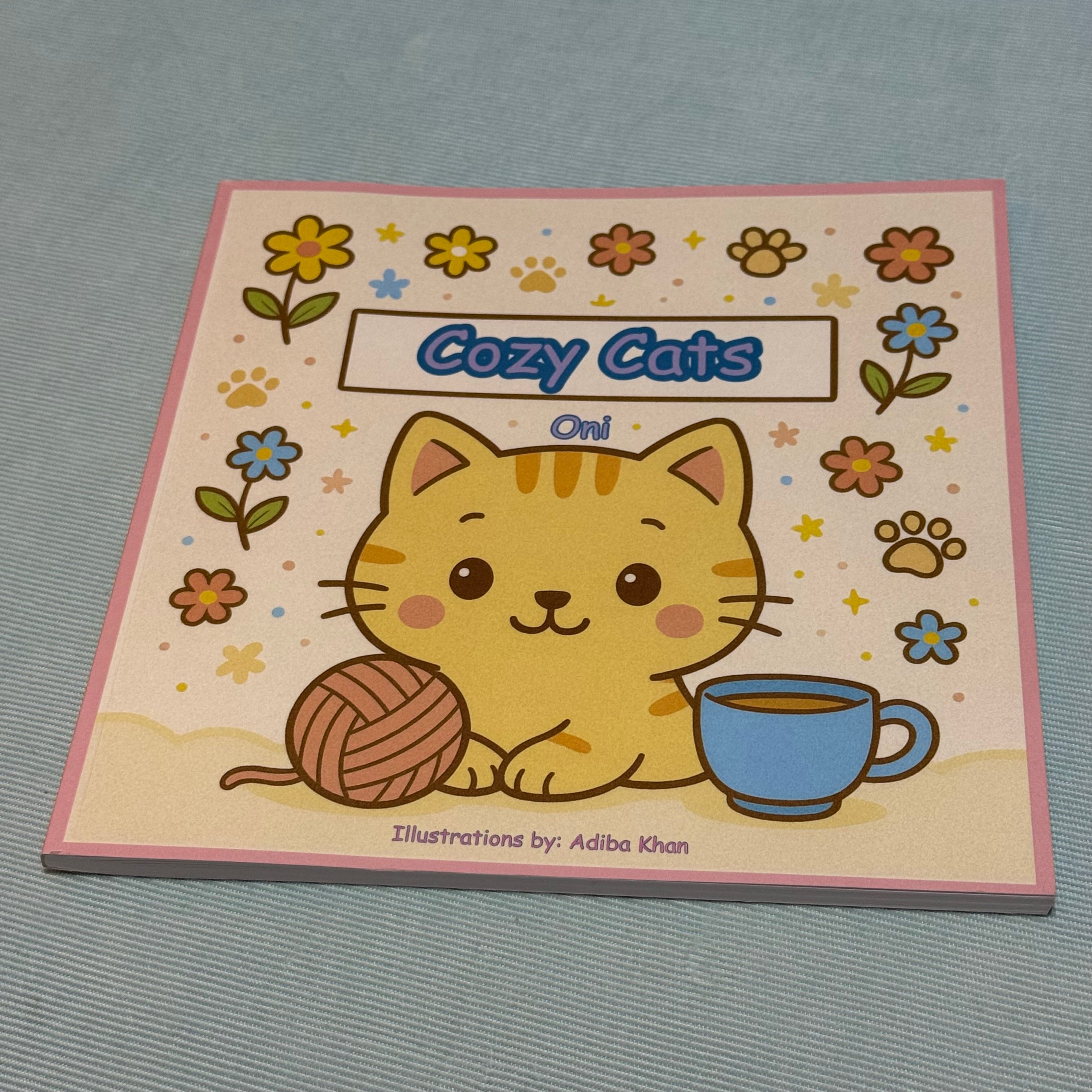 Cozy Cat - Colouring Book