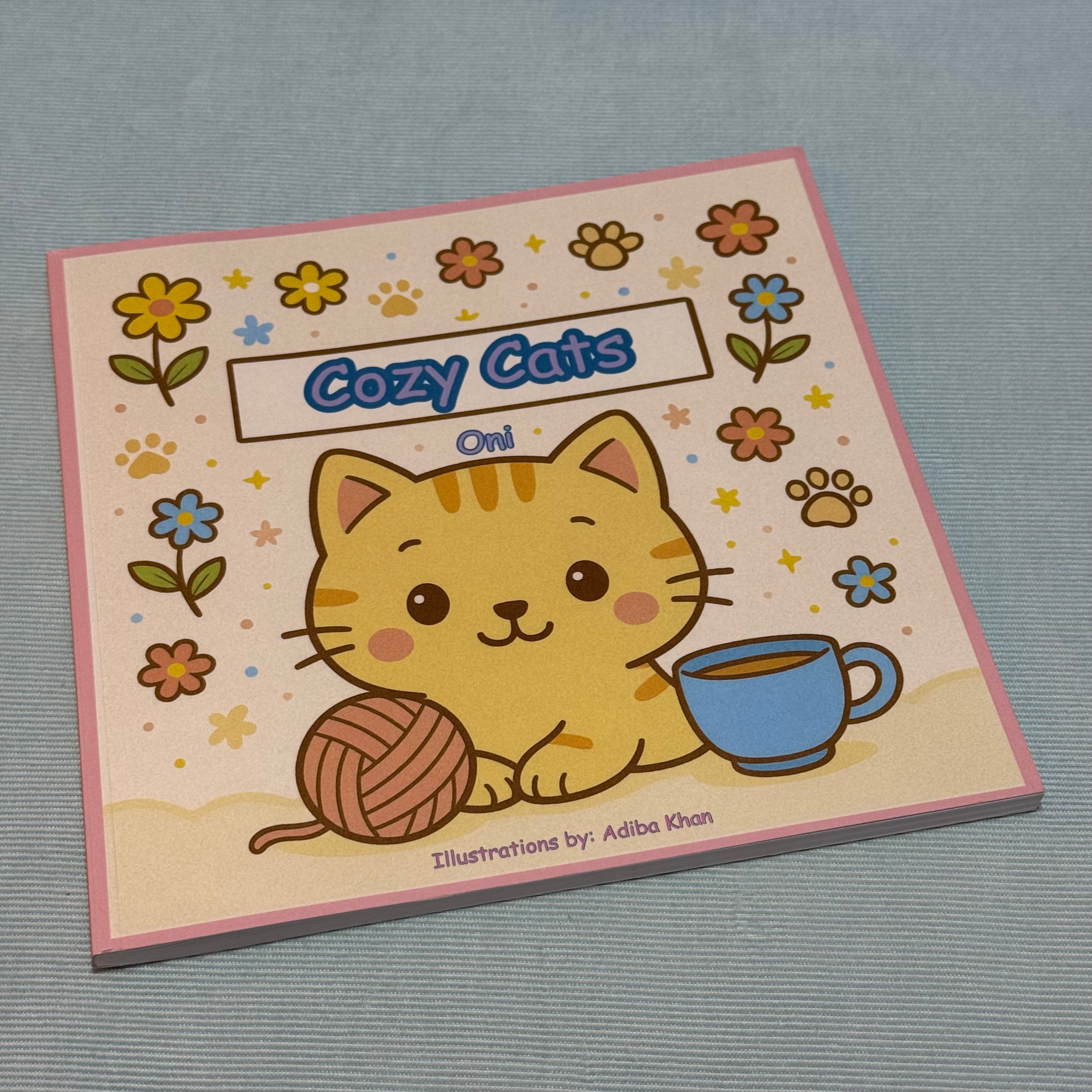 Cozy Cat - Colouring Book