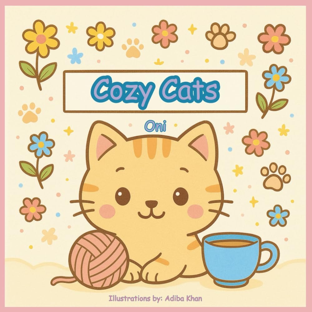 Cozy Cat - Colouring Book