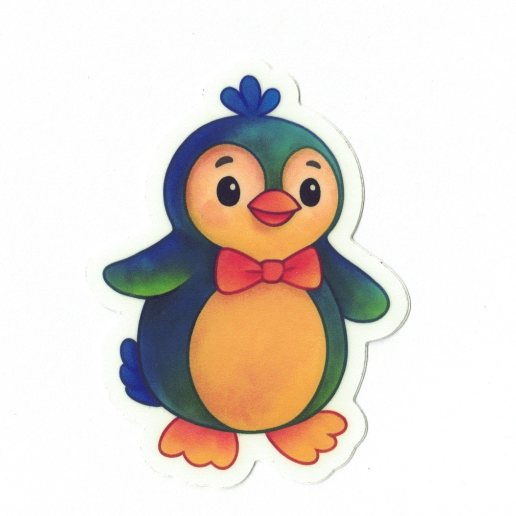 Snowbun Penguin - Sticker